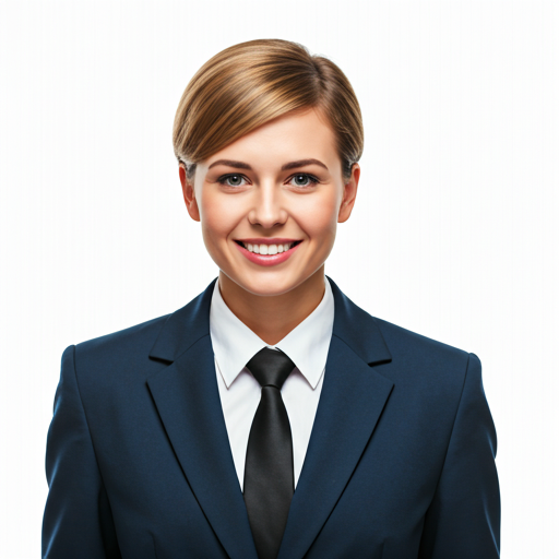 Professionista sorridente in ufficio moderno